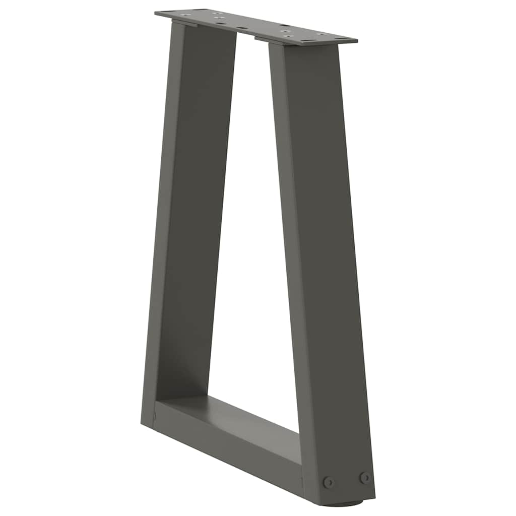vidaXL Nogi do stolika kawowego w kształcie litery V 2 szt. Antracyt 28x(42-43,3) cm Stal