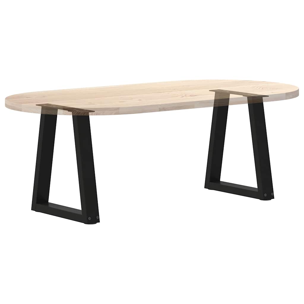 vidaXL Nogi do stolika kawowego w kształcie litery V 2 szt. Czarne 38x(42-43,3) cm Stalowe