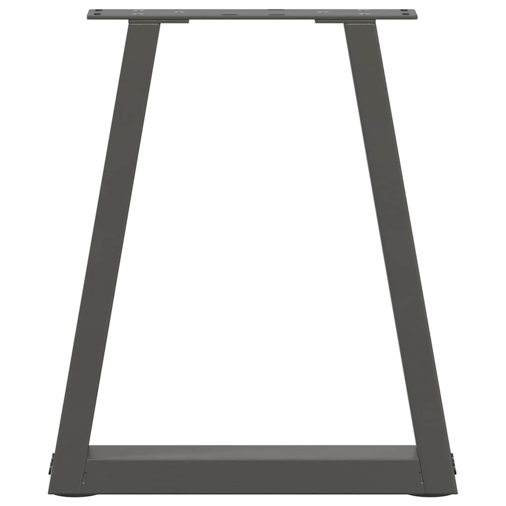 vidaXL Nogi do stolika kawowego w kształcie litery V 2 szt. Antracyt 38x(42-43,3) cm Stal