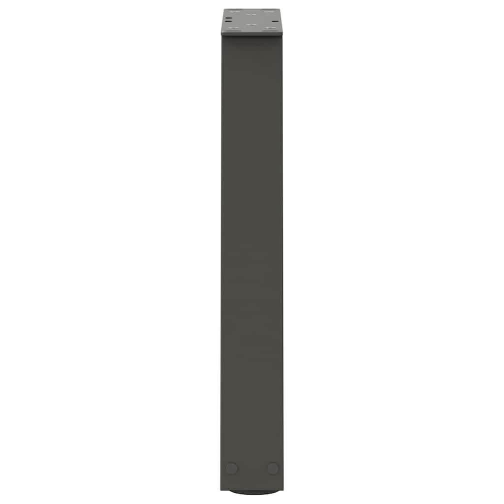 vidaXL Nogi do stolika kawowego w kształcie litery V 2 szt. Antracyt 38x(42-43,3) cm Stal