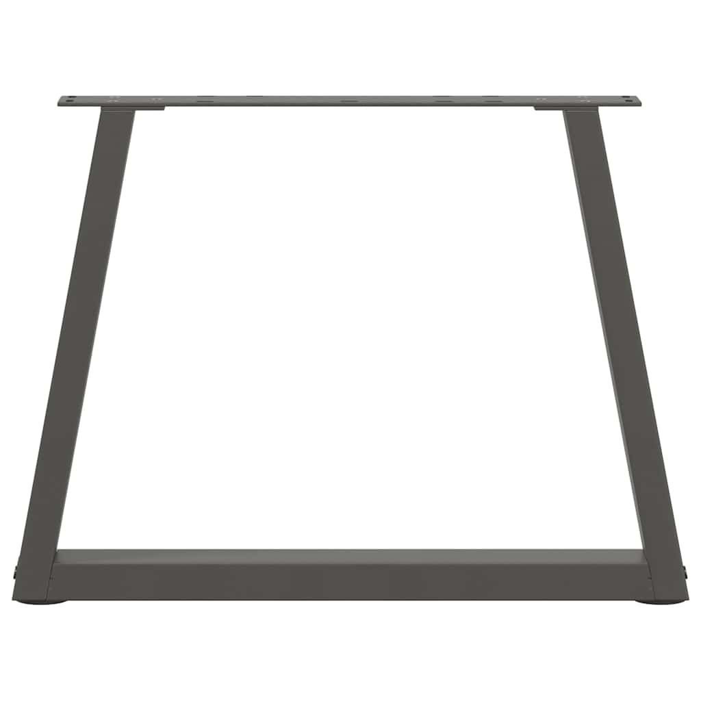 vidaXL Nogi do stolika kawowego w kształcie litery V 2 szt. Antracyt 50x(42-43,3) cm Stal