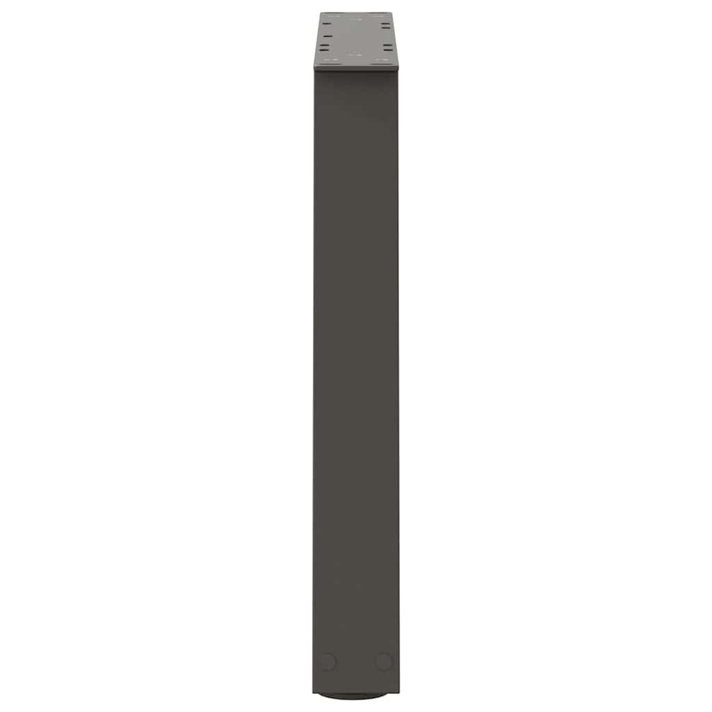 vidaXL Nogi do stolika kawowego w kształcie litery V 2 szt. Antracyt 50x(42-43,3) cm Stal
