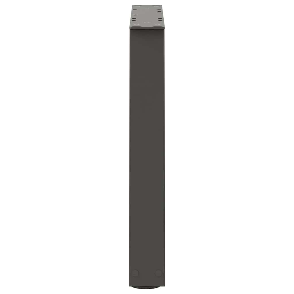vidaXL Nogi do stolika kawowego w kształcie litery V 2 szt. Antracyt 60x(42-43,3) cm Stal