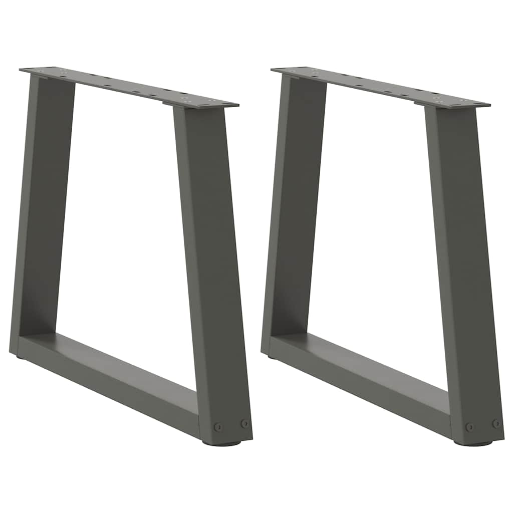 vidaXL Nogi do stolika kawowego w kształcie litery V 2 szt. Antracyt 70x(42-43,3) cm Stal