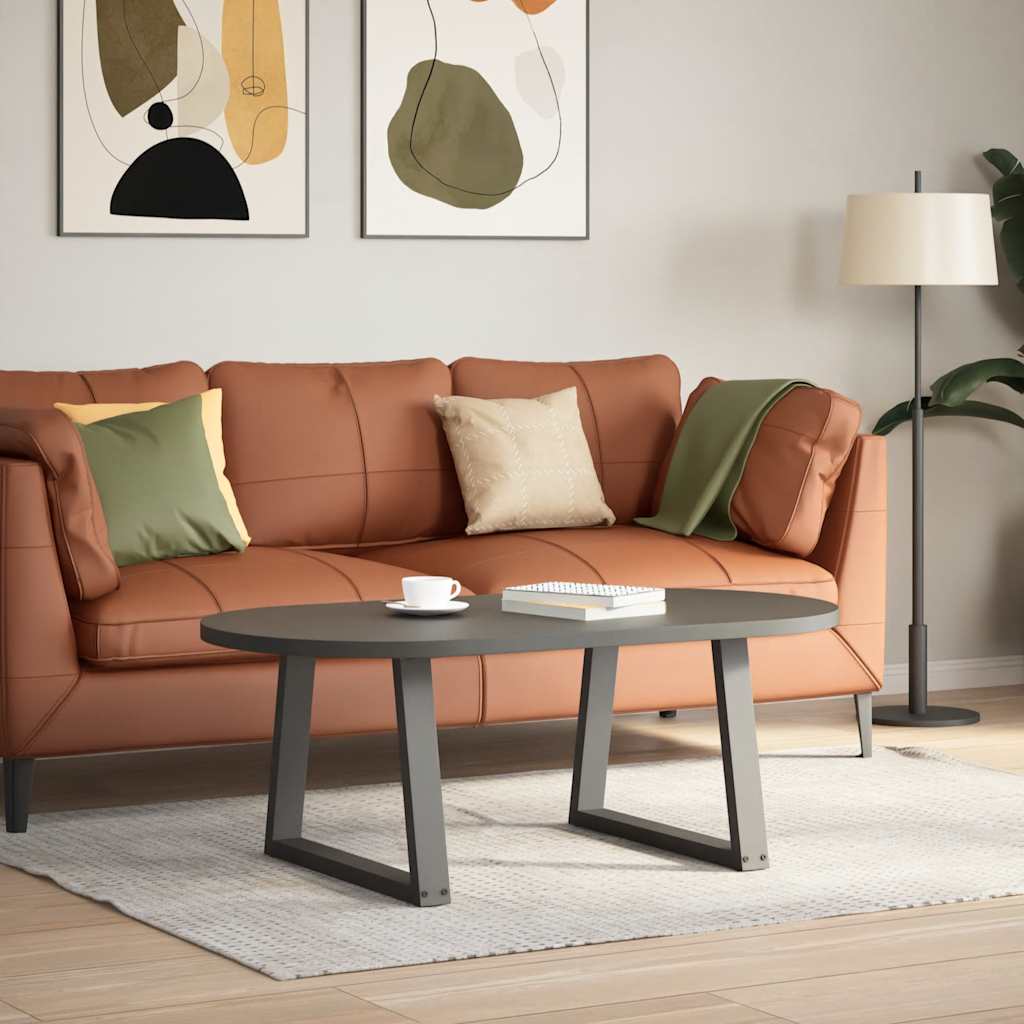 vidaXL Nogi do stolika kawowego w kształcie litery V 2 szt. Antracyt 70x(42-43,3) cm Stal