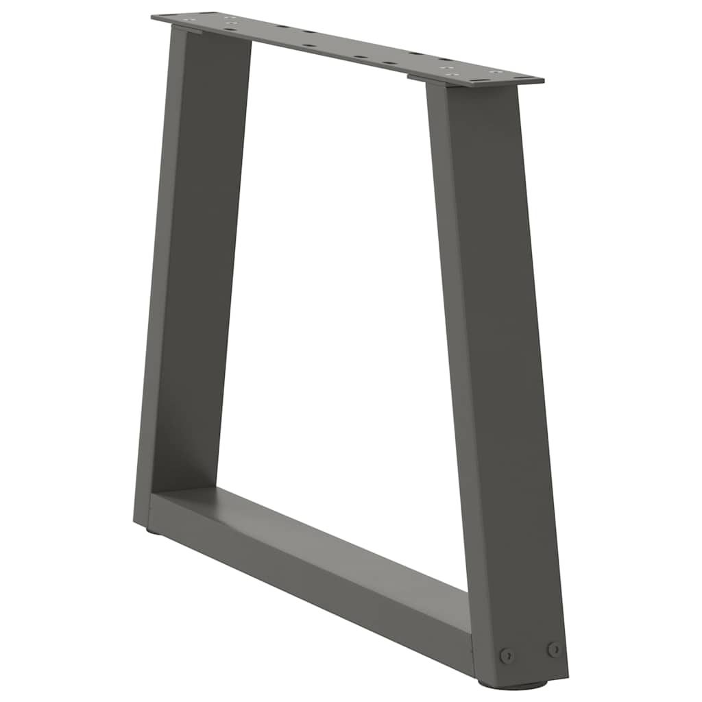 vidaXL Nogi do stolika kawowego w kształcie litery V 2 szt. Antracyt 70x(42-43,3) cm Stal