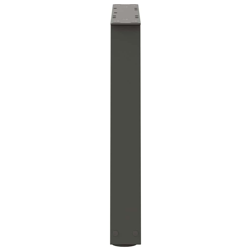vidaXL Nogi do stolika kawowego w kształcie litery V 2 szt. Antracyt 70x(42-43,3) cm Stal