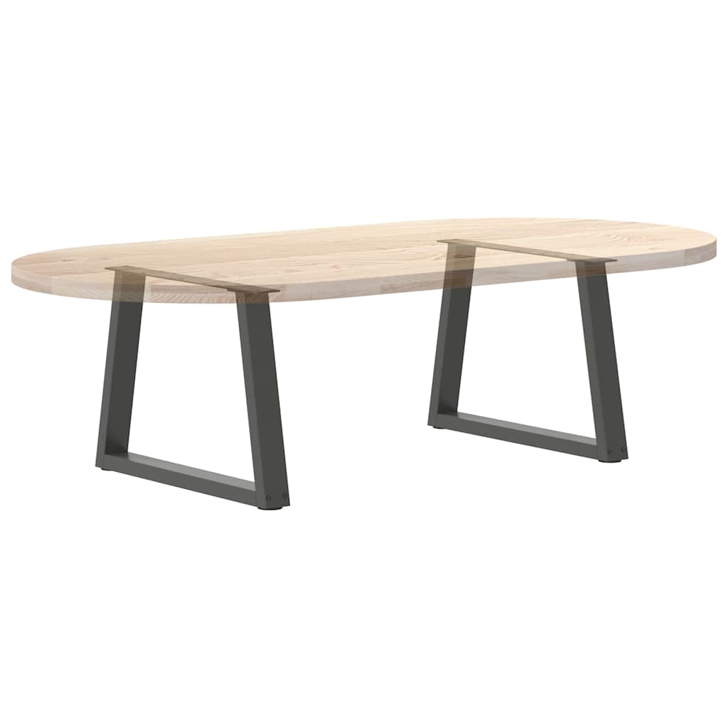 vidaXL Nogi do stolika kawowego w kształcie litery V 2 szt. Antracyt 70x(42-43,3) cm Stal