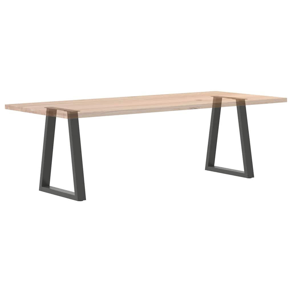 vidaXL Nogi do stołu jadalnego w kształcie litery V 2 szt. Antracyt 50x(72-73,3) cm Stal