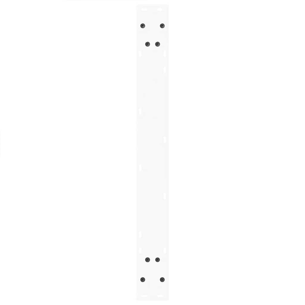 vidaXL Nogi do stołu jadalnego w kształcie litery V 2 szt. Białe 80x(72-73,3) cm Stal