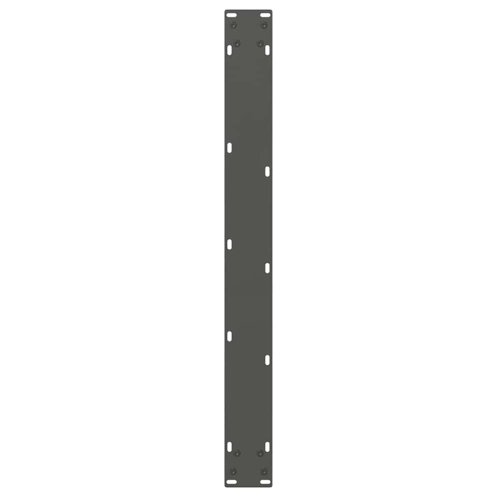 vidaXL Nogi do stołu jadalnego w kształcie litery V 2 szt. Antracyt 90x(72-73,3) cm Stal