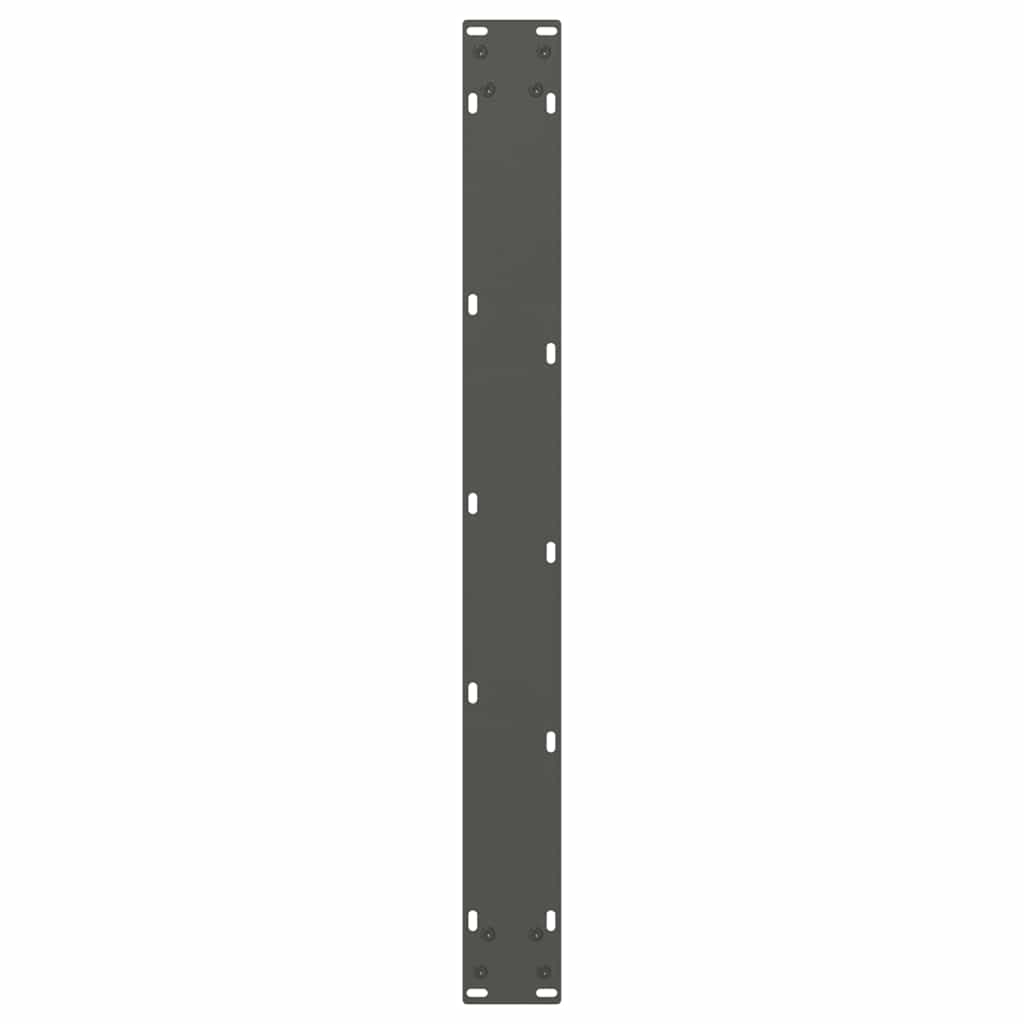 vidaXL Nogi do stołu jadalnego w kształcie litery V 3 szt. Antracyt 90x(72-73,3) cm Stal
