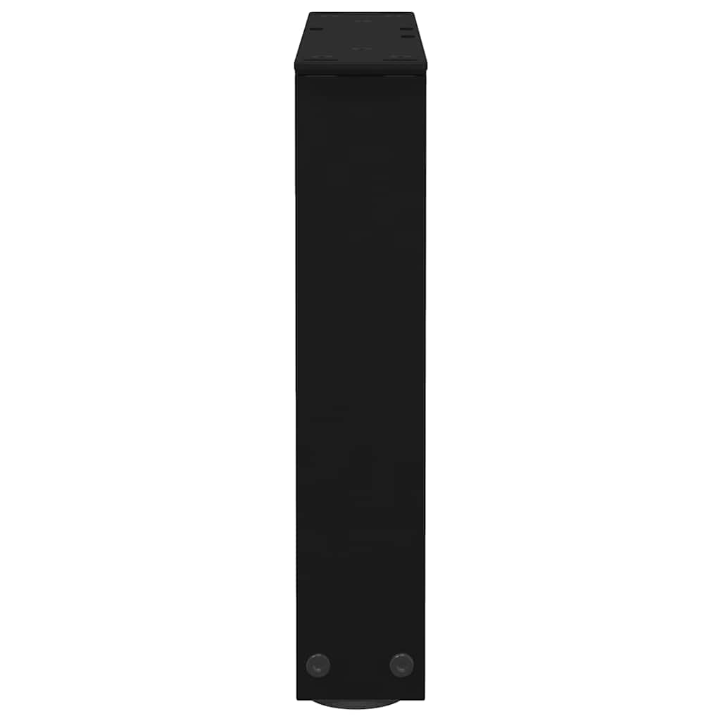 vidaXL Nogi do stolika kawowego w kształcie litery V 2 szt. Czarne 30x(30-31,3) cm Stal