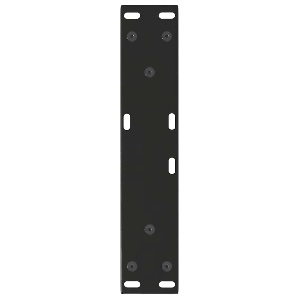 vidaXL Nogi do stolika kawowego w kształcie litery V 2 szt. Czarne 30x(30-31,3) cm Stal