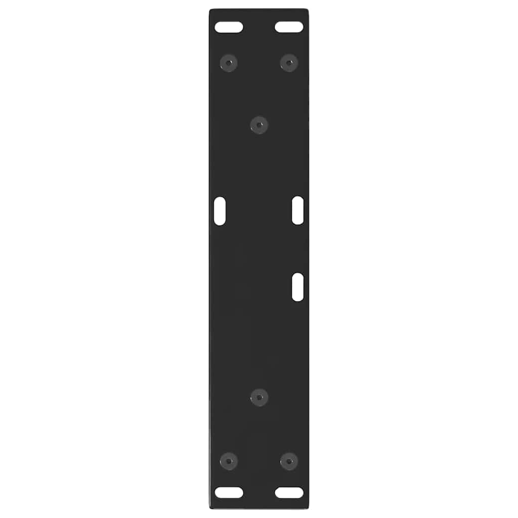 vidaXL Nogi do stolika kawowego w kształcie litery V 2 szt. Czarne 40x(30-31,3) cm Stal