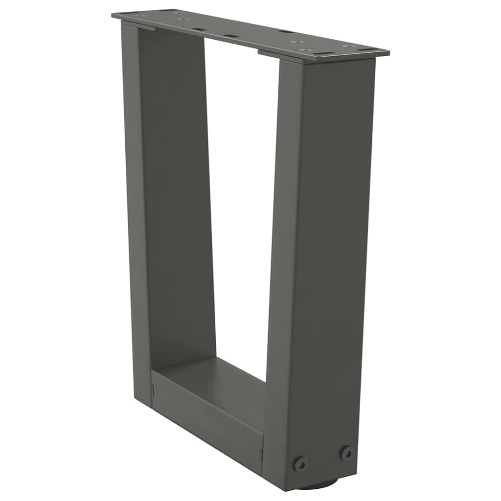 vidaXL Nogi do stolika kawowego w kształcie litery V 2 szt. Antracyt 40x(30-31,3) cm Stal
