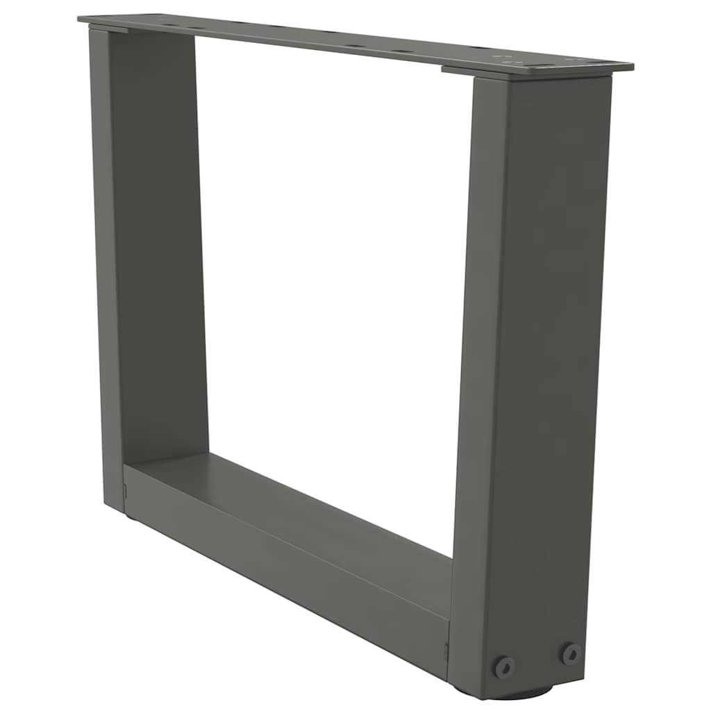 vidaXL Nogi do stolika kawowego w kształcie litery V 2 szt. Antracyt 50x(30-31,3) cm Stal