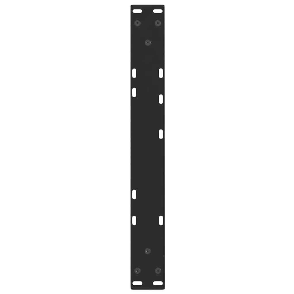 vidaXL Nogi do stolika kawowego w kształcie litery V 2 szt. Czarne 60x(30-31,3) cm Stal
