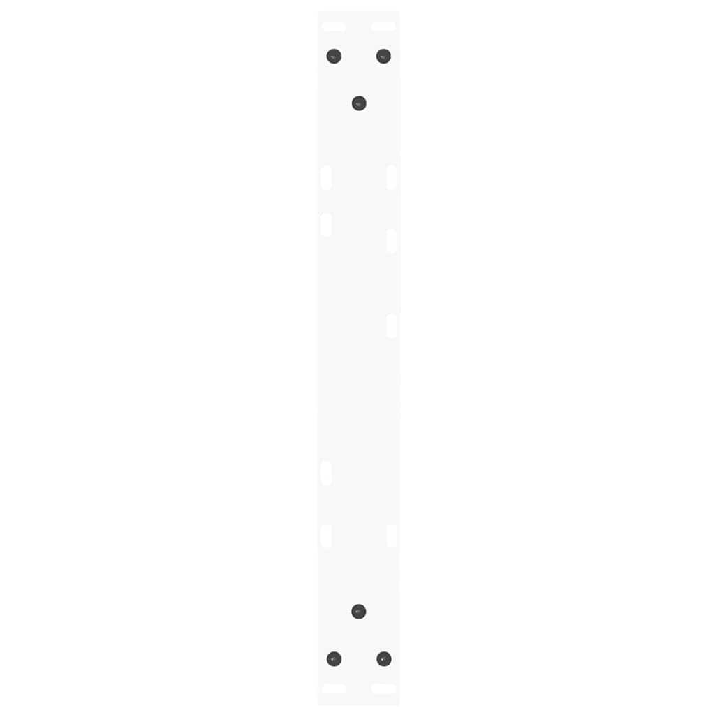 vidaXL Nogi do stolika kawowego w kształcie litery V 2 szt. Białe 60x(30-31,3) cm Stal