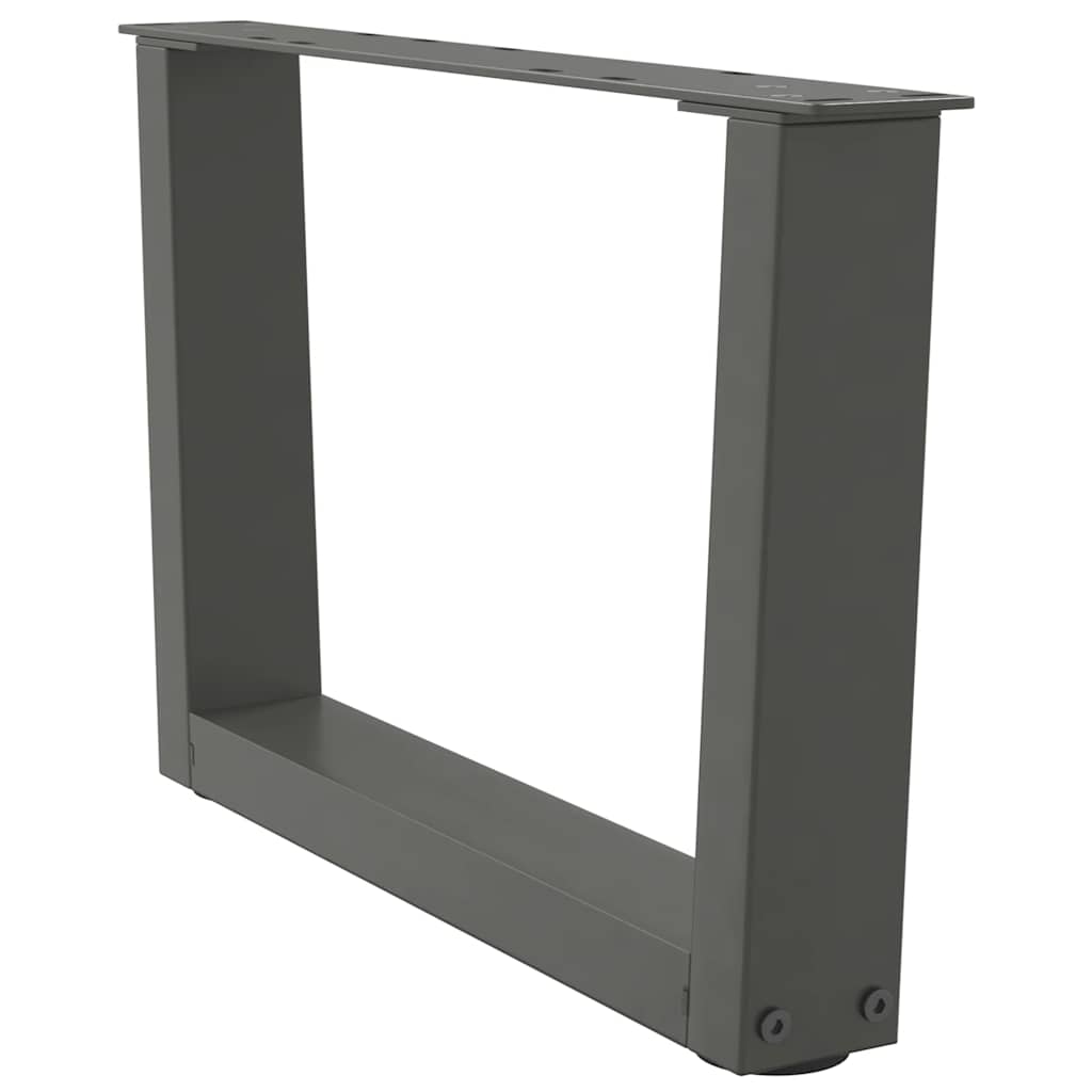 vidaXL Nogi do stolika kawowego w kształcie litery V 2 szt. Antracyt 60x(30-31,3) cm Stal