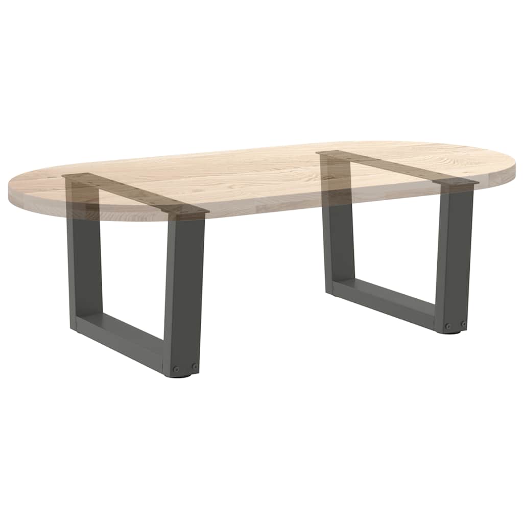 vidaXL Nogi do stolika kawowego w kształcie litery V 2 szt. Antracyt 60x(30-31,3) cm Stal