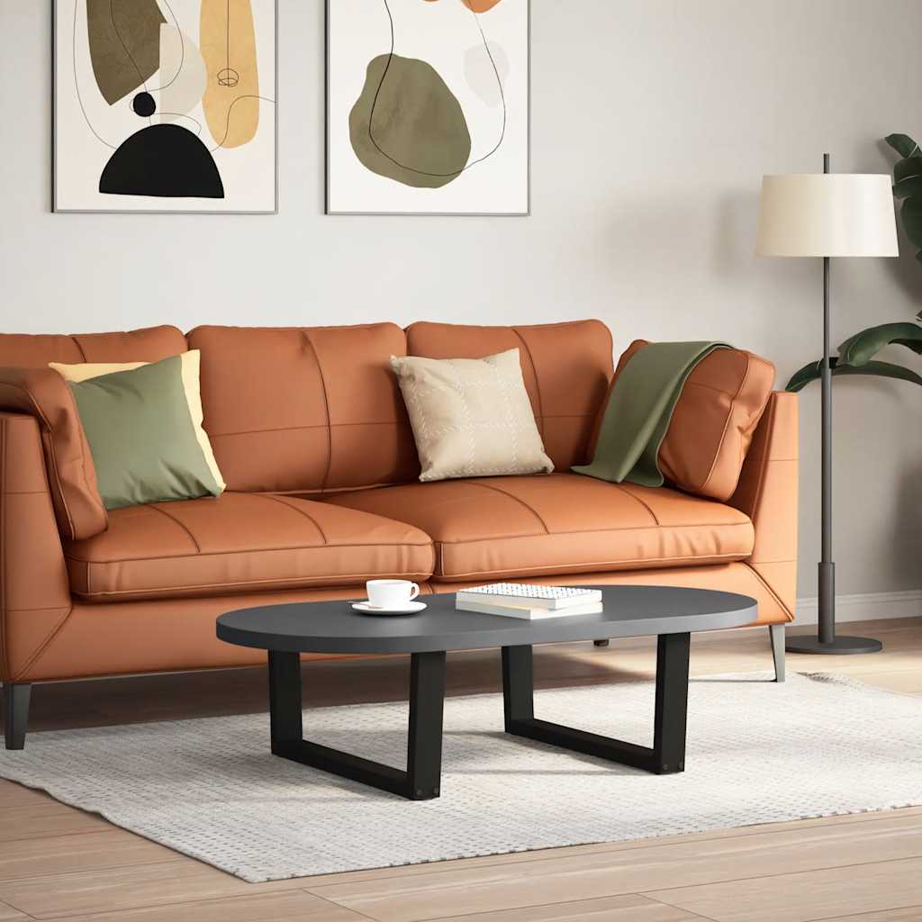 vidaXL Nogi do stolika kawowego w kształcie litery V 2 szt. Czarne 70x(30-31,3) cm Stalowe
