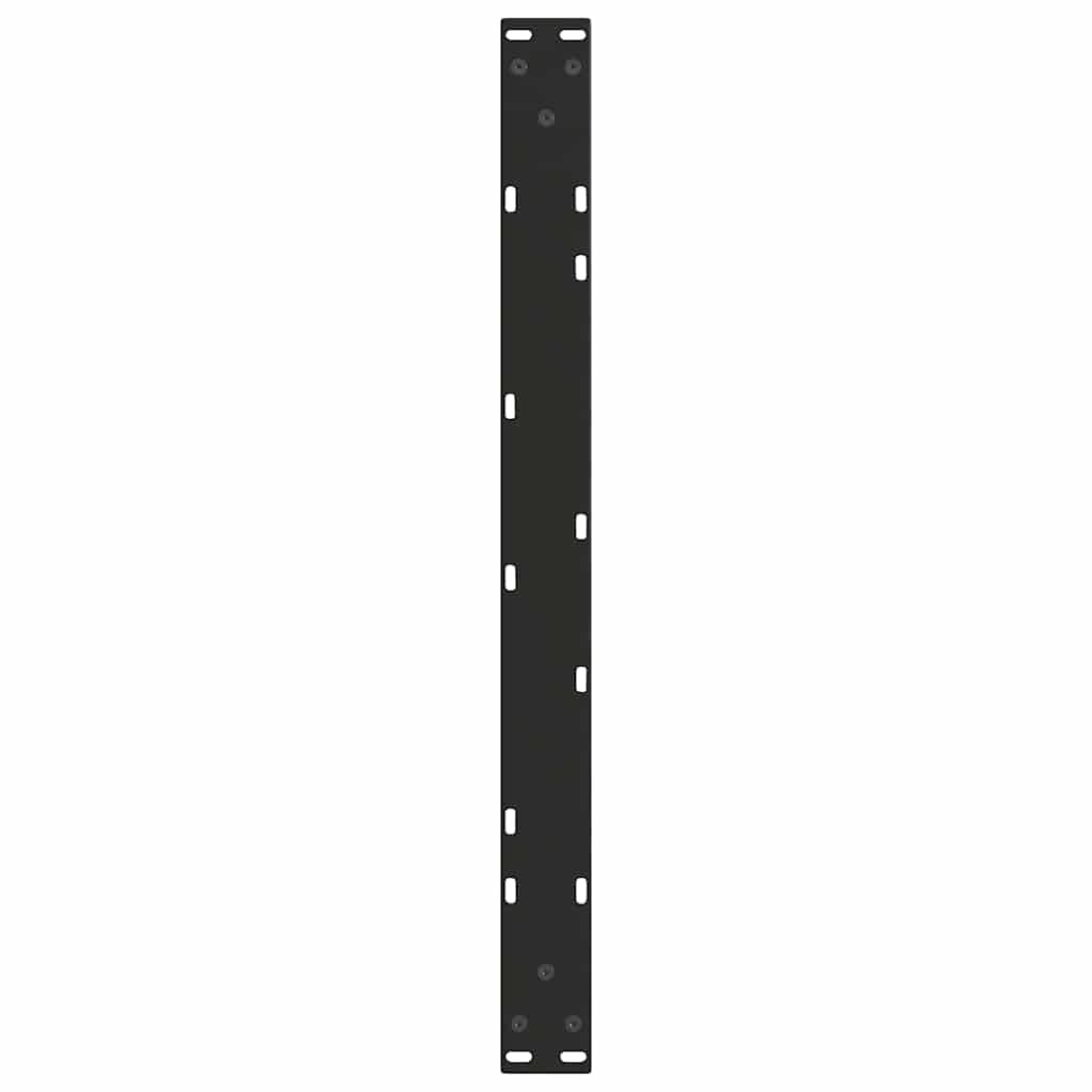 vidaXL Nogi do stolika kawowego w kształcie litery V 2 szt. Czarne 70x(30-31,3) cm Stalowe
