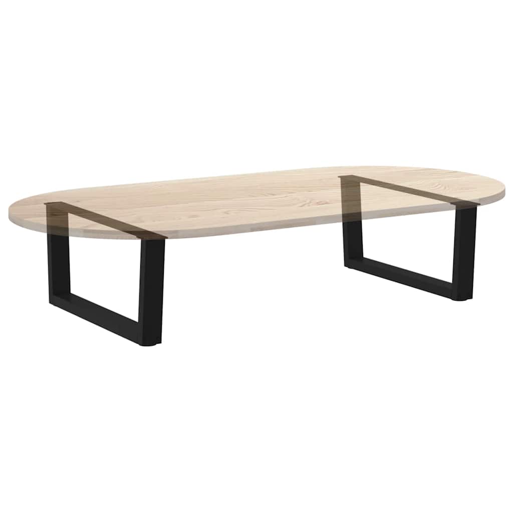 vidaXL Nogi do stolika kawowego w kształcie litery V 2 szt. Czarne 70x(30-31,3) cm Stalowe