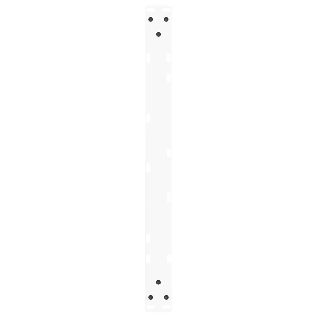 vidaXL Nogi do stolika kawowego w kształcie litery V 2 szt. Białe 70x(30-31,3) cm Stal