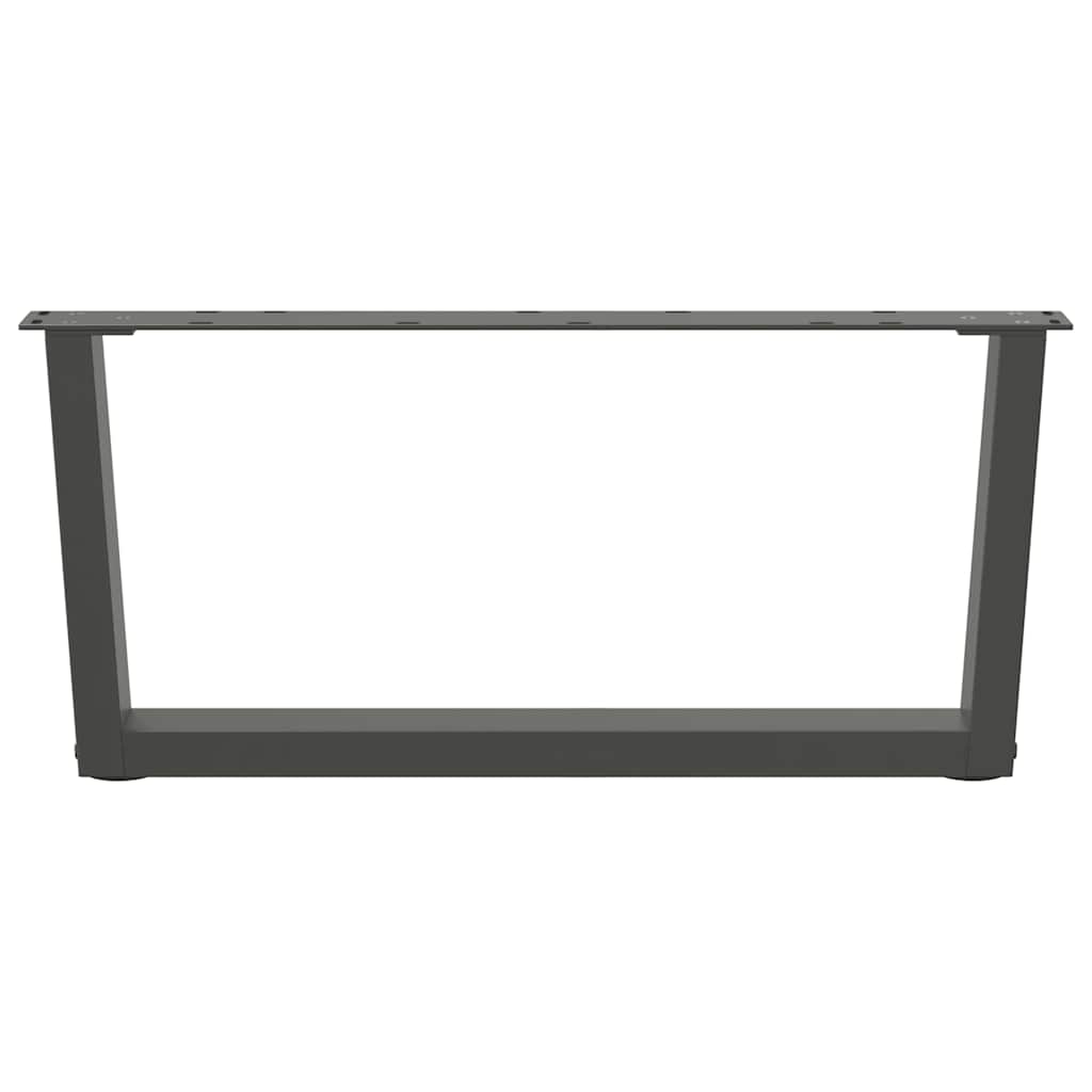 vidaXL Nogi do stolika kawowego w kształcie litery V 2 szt. Antracyt 70x(30-31,3) cm Stal