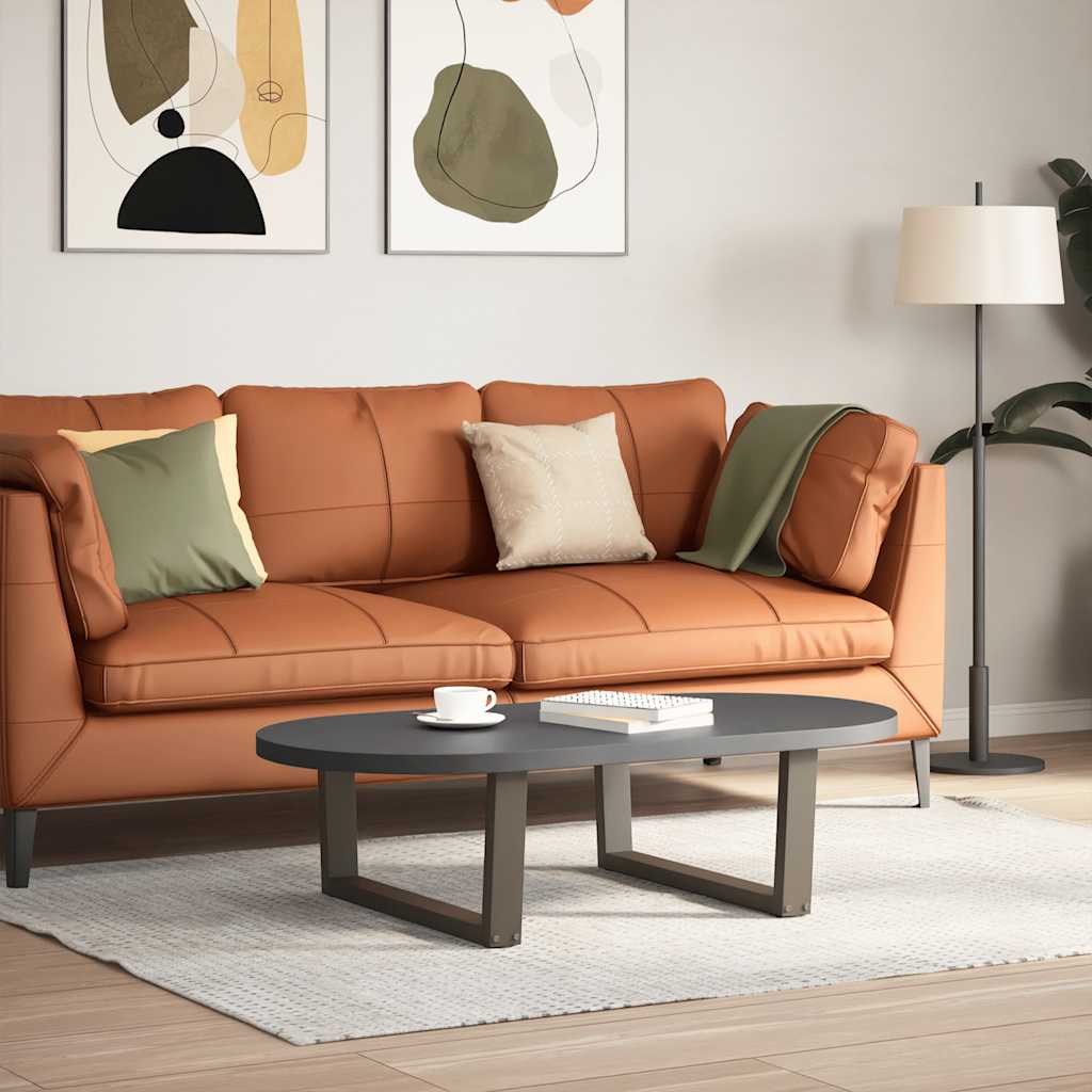vidaXL Nogi do stolika kawowego w kształcie litery V 2 szt. Naturalna stal 70x(30-31,3) cm Stal