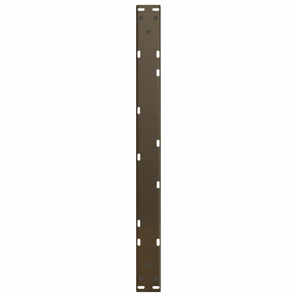 vidaXL Nogi do stolika kawowego w kształcie litery V 2 szt. Naturalna stal 70x(30-31,3) cm Stal