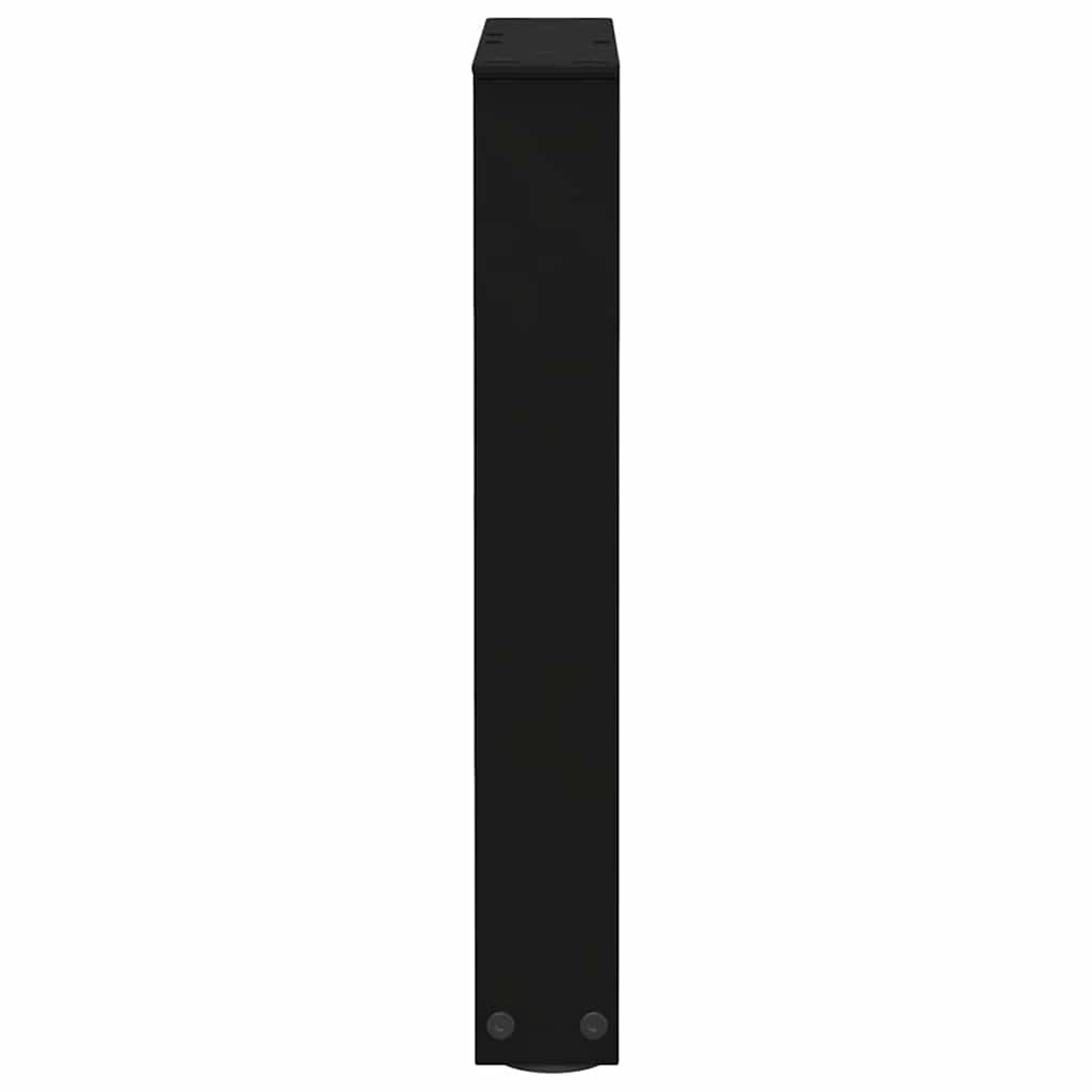 vidaXL Nogi do stolika kawowego w kształcie litery V 2 szt. Czarne 28x(42-43,3) cm Stal