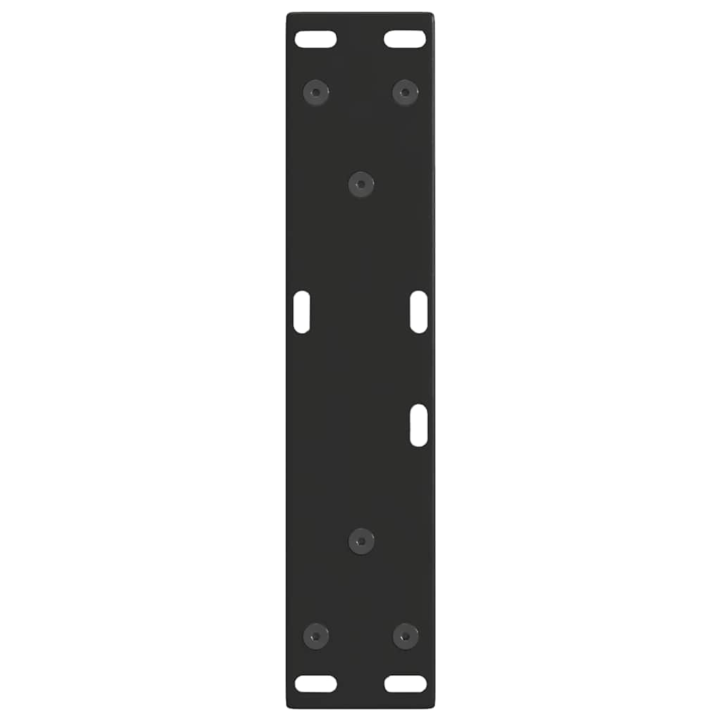 vidaXL Nogi do stolika kawowego w kształcie litery V 2 szt. Czarne 28x(42-43,3) cm Stal