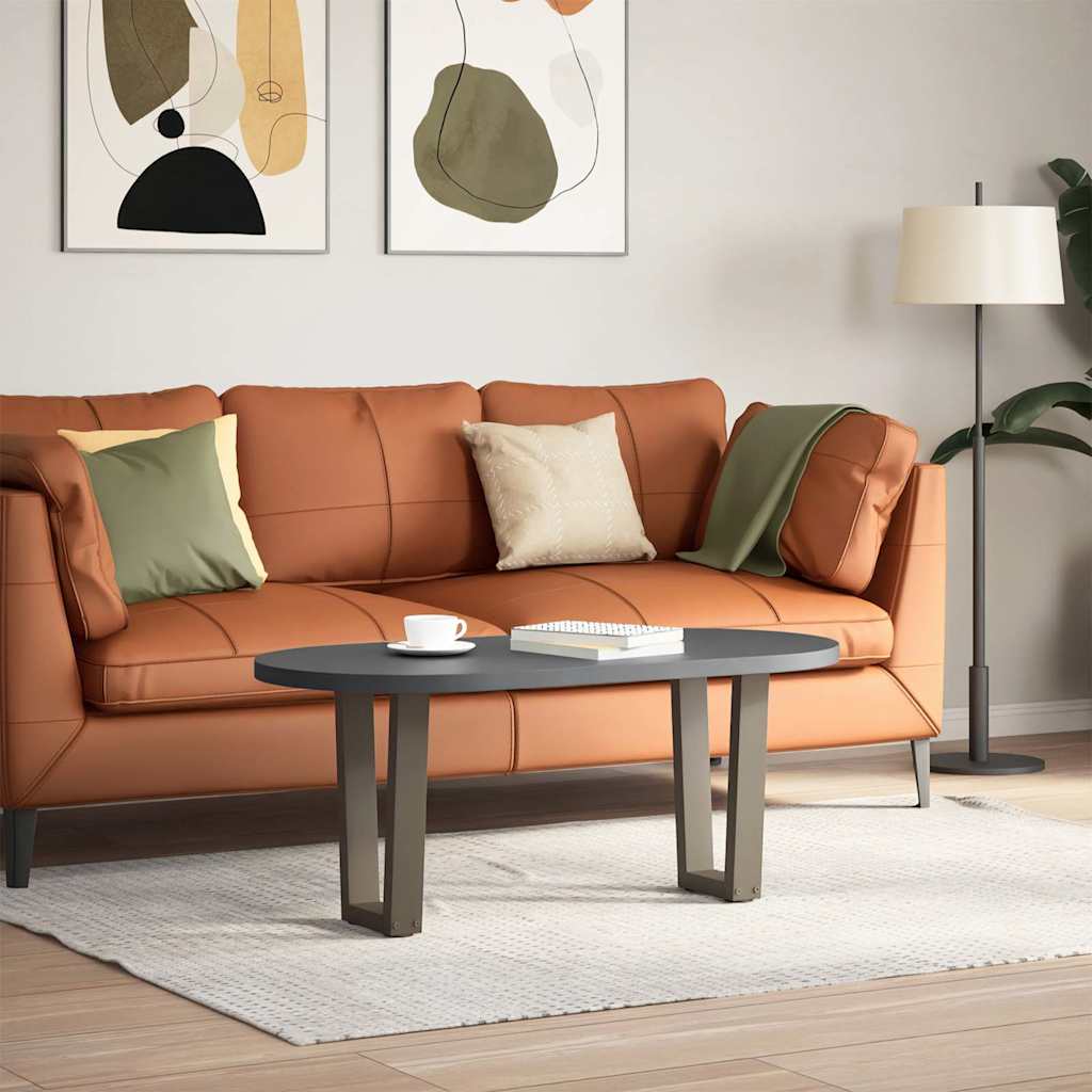 vidaXL Nogi do stolika kawowego w kształcie litery V 2 szt. Naturalna stal 28x(42-43,3) cm Stal