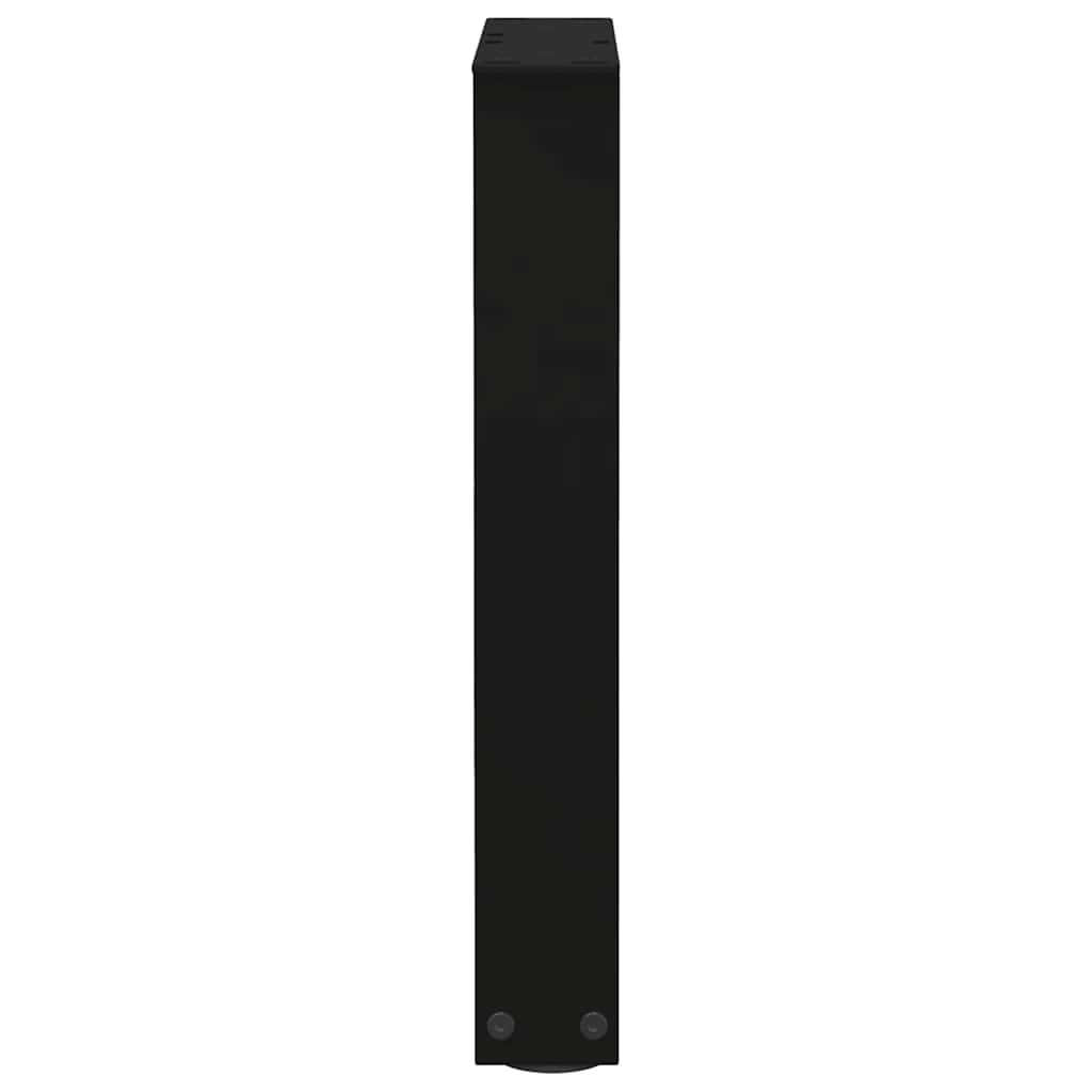 vidaXL Nogi do stolika kawowego w kształcie litery V 2 szt. Czarne 38x(42-43,3) cm Stalowe