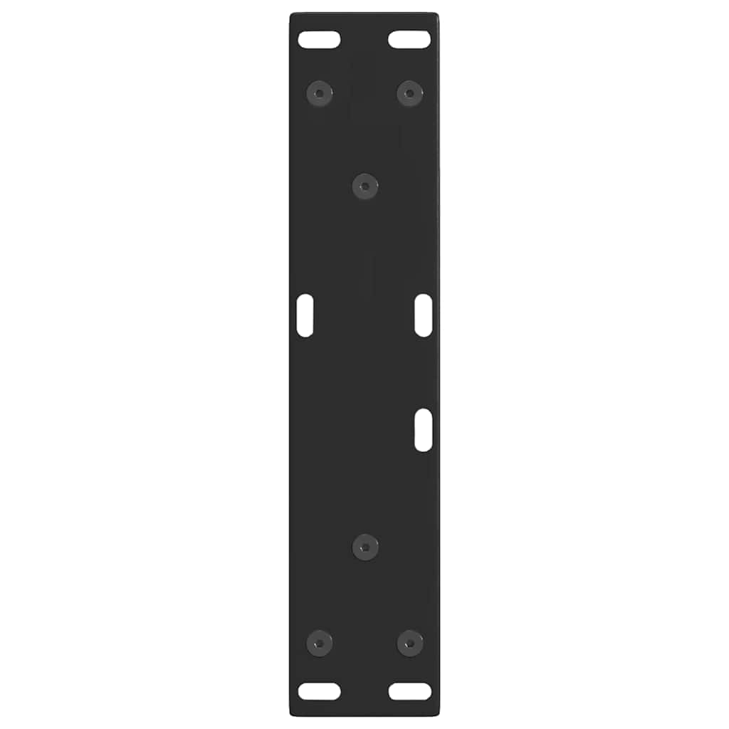 vidaXL Nogi do stolika kawowego w kształcie litery V 2 szt. Czarne 38x(42-43,3) cm Stalowe