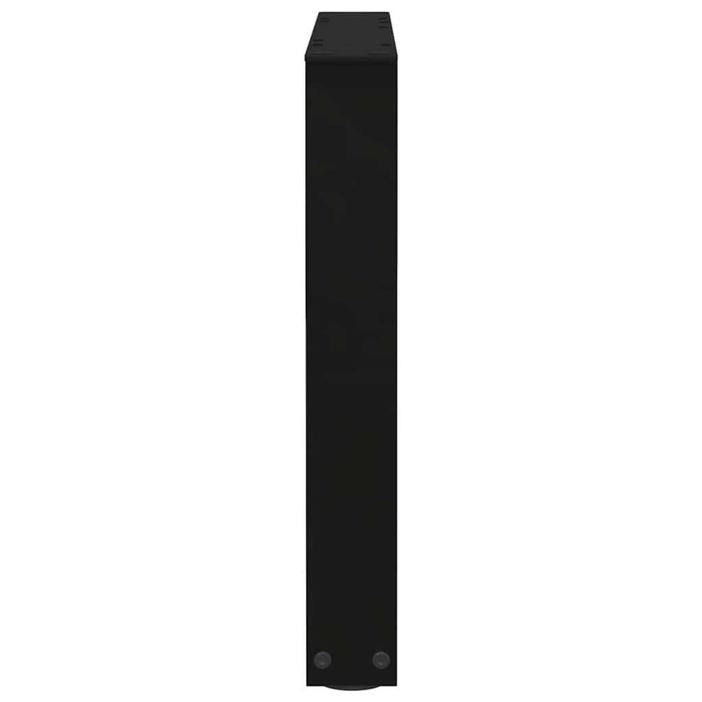 vidaXL Nogi do stolika kawowego w kształcie litery V 2 szt. Czarne 50x(42-43,3) cm Stal