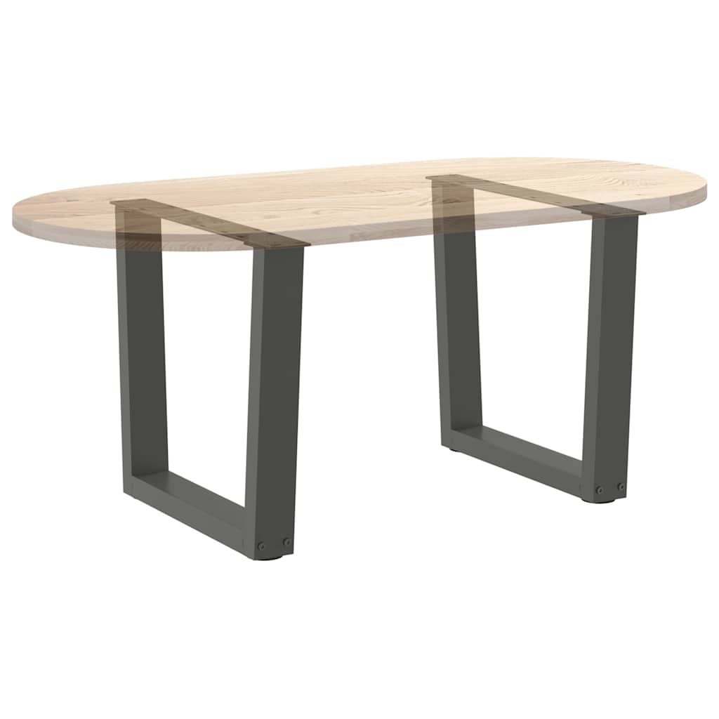 vidaXL Nogi do stolika kawowego w kształcie litery V 2 szt. Antracyt 50x(42-43,3) cm Stal