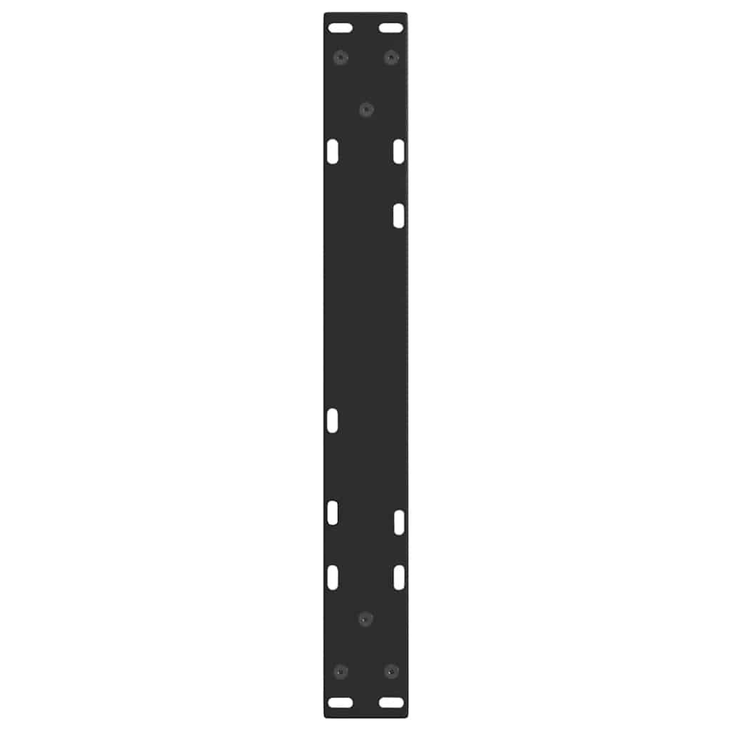 vidaXL Nogi do stolika kawowego w kształcie litery V 2 szt. Czarne 60x(42-43,3) cm Stal