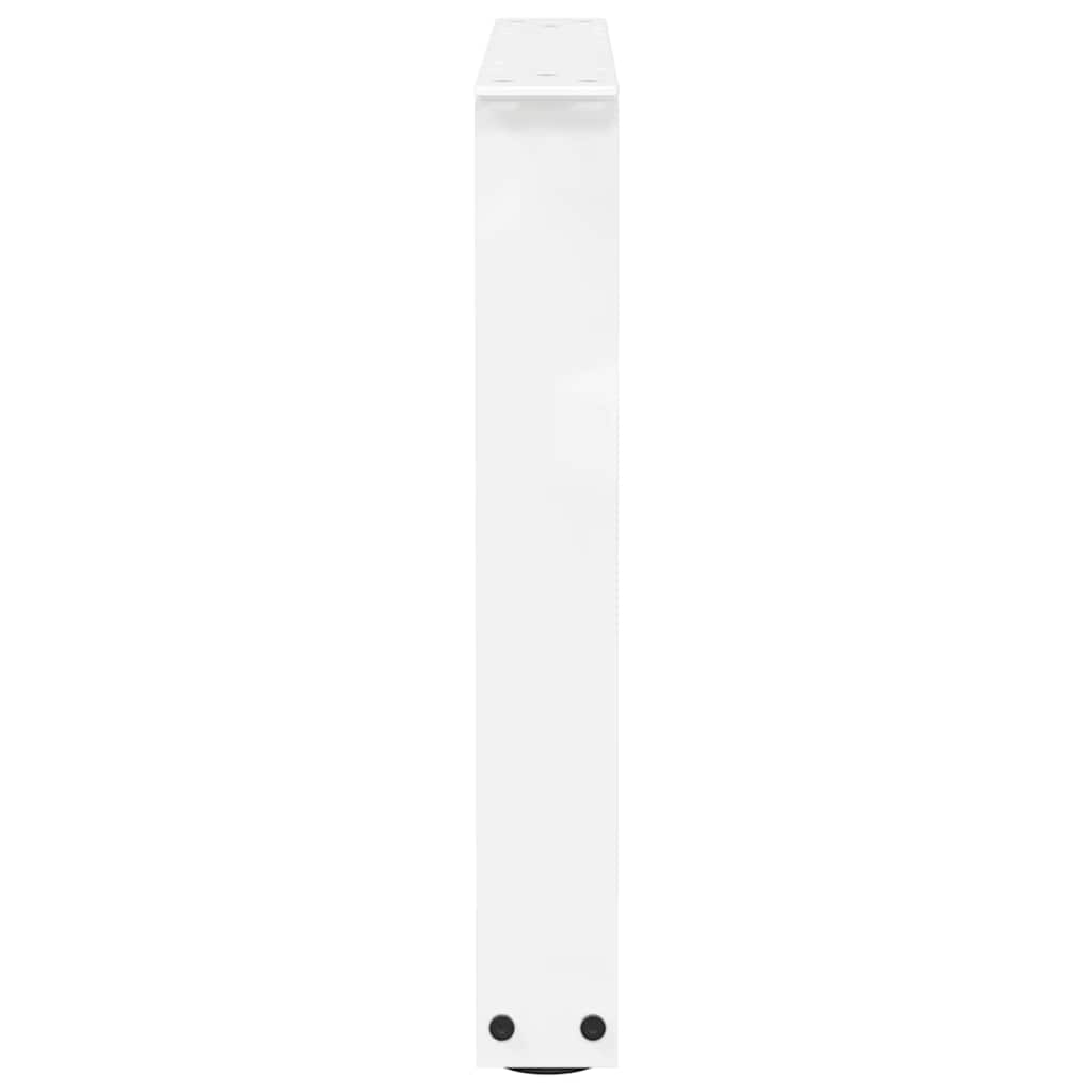 vidaXL Nogi do stolika kawowego w kształcie litery V 2 szt. Białe 60x(42-43,3) cm Stal
