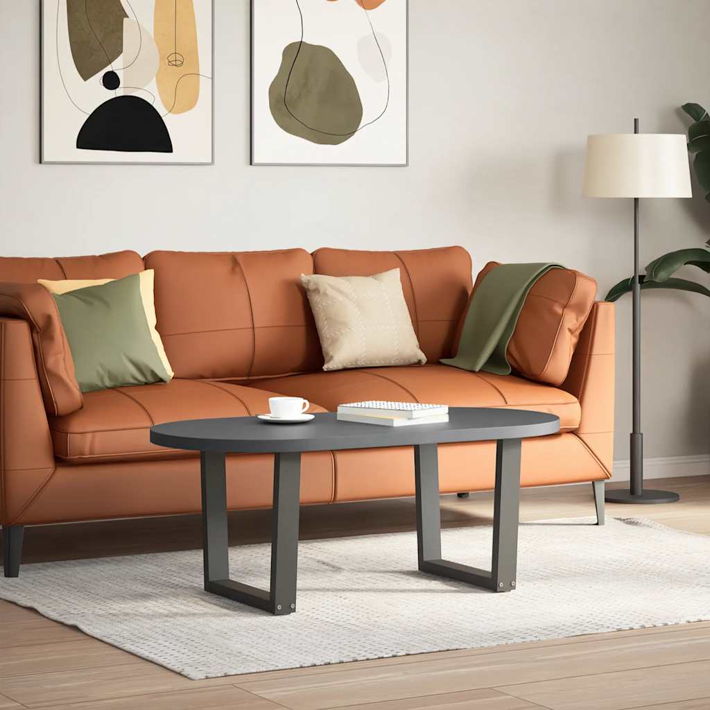 vidaXL Nogi do stolika kawowego w kształcie litery V 2 szt. Antracyt 60x(42-43,3) cm Stal