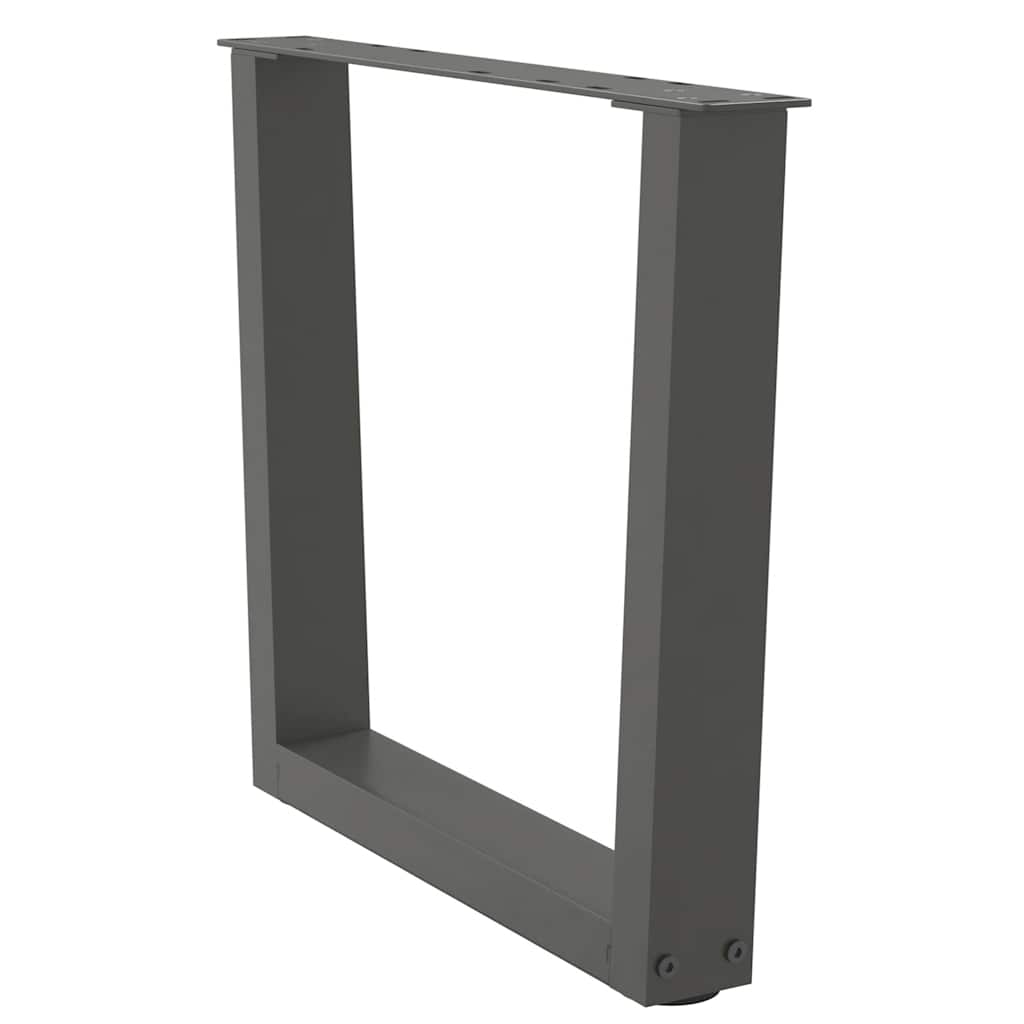 vidaXL Nogi do stolika kawowego w kształcie litery V 2 szt. Antracyt 60x(42-43,3) cm Stal