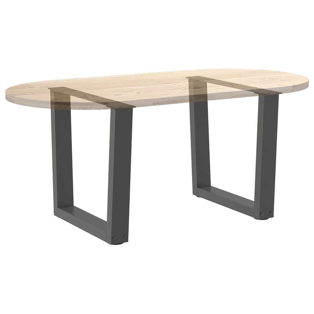 vidaXL Nogi do stolika kawowego w kształcie litery V 2 szt. Antracyt 60x(42-43,3) cm Stal