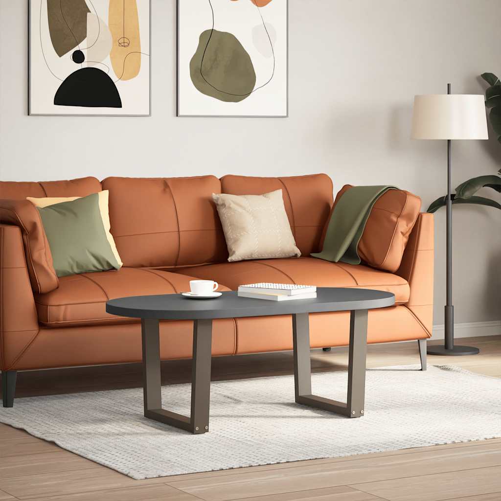 vidaXL Nogi do stolika kawowego w kształcie litery V 2 szt. Naturalna stal 60x(42-43,3) cm Stal