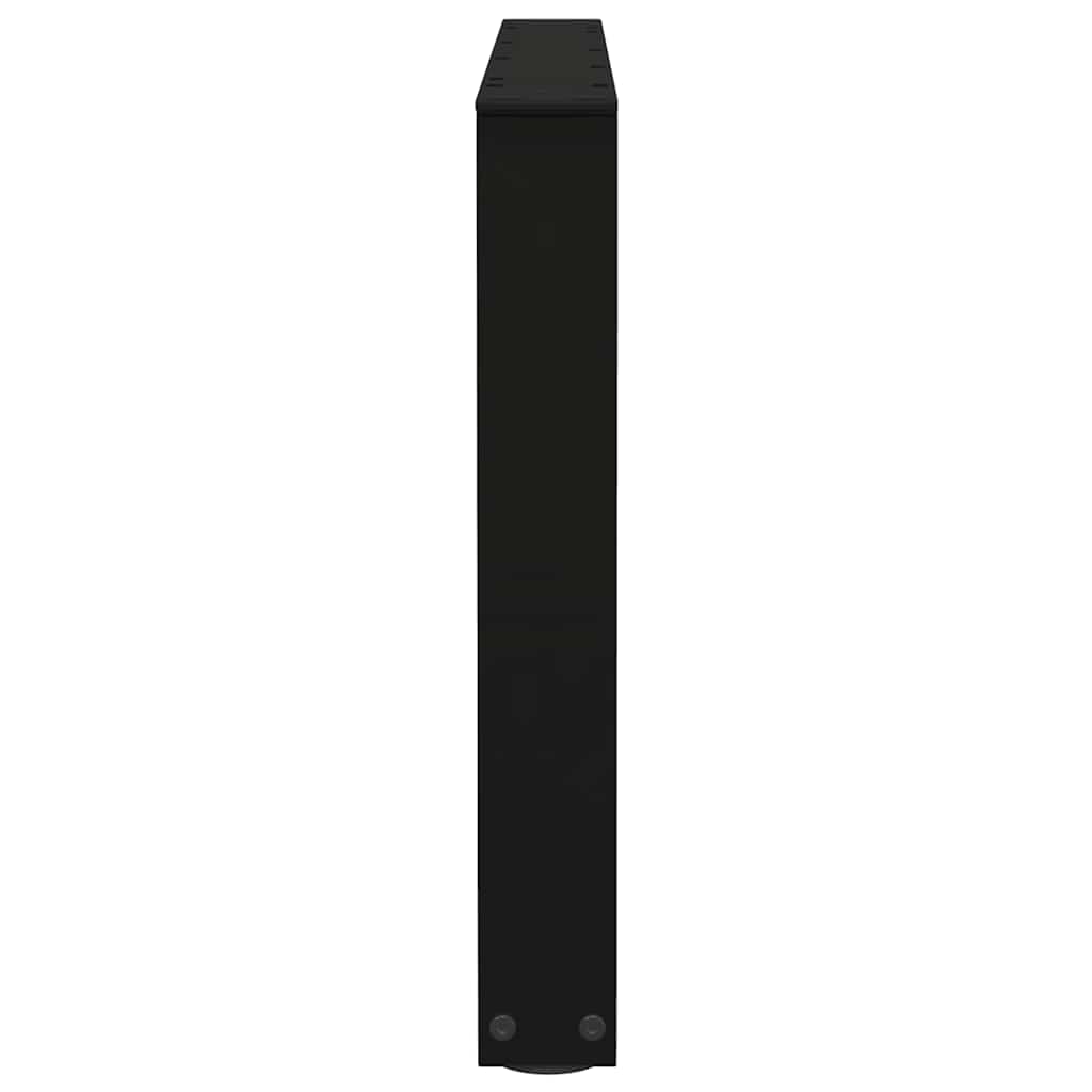 vidaXL Nogi do stolika kawowego w kształcie litery V 2 szt. Czarne 70x(42-43,3) cm Stalowe