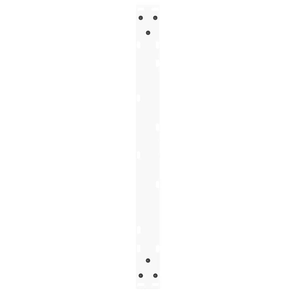 vidaXL Nogi do stolika kawowego w kształcie litery V 2 szt. Białe 70x(42-43,3) cm Stal