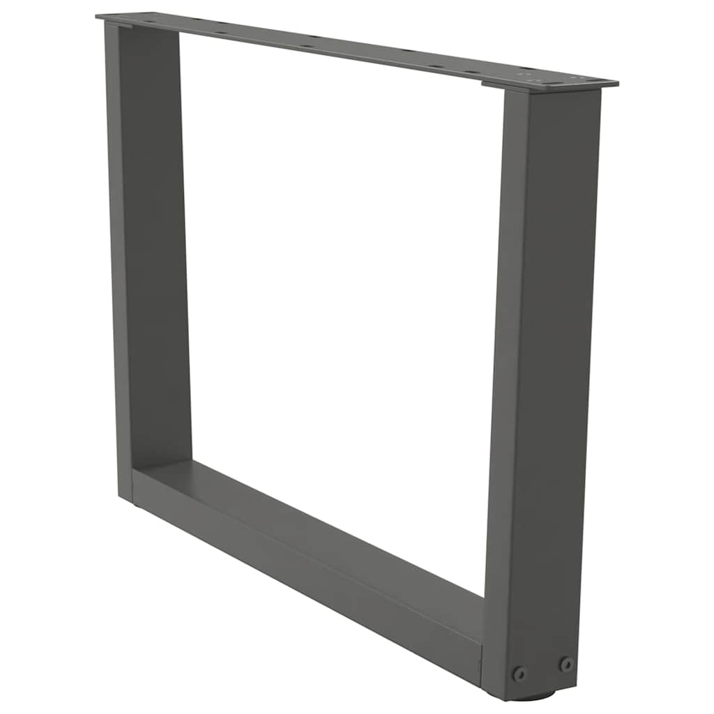 vidaXL Nogi do stolika kawowego w kształcie litery V 2 szt. Antracyt 70x(42-43,3) cm Stal