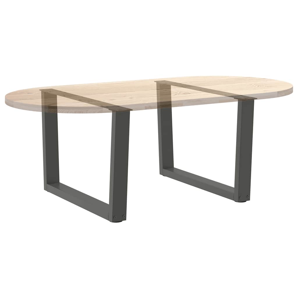 vidaXL Nogi do stolika kawowego w kształcie litery V 2 szt. Antracyt 70x(42-43,3) cm Stal