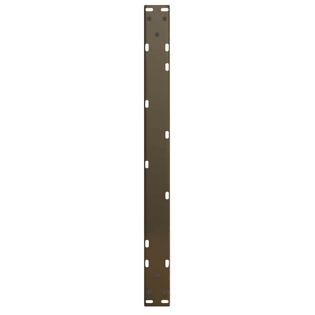 vidaXL Nogi do stolika kawowego w kształcie litery V 2 szt. Naturalna stal 70x(42-43,3) cm Stal